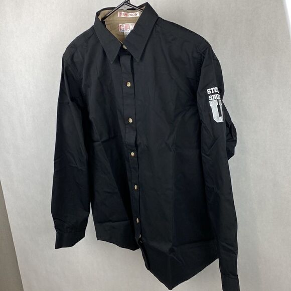 NEW Sullivan Supply Stock Show U Button Down Shirt Black Long Sleeve - Picture 6 of 6